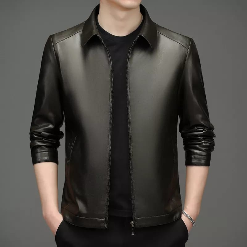 Jaket kulit pria jaket kulit garut asli kulit domba 100% original jacket kulit pria jaket kulit mura