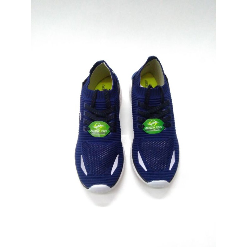 Sepatu sneakers pria dewasa 910 NINETEEN art OISHIGI SP BIRU TUA/HITAM/PUTIH.