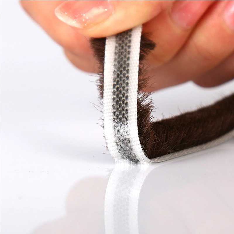 TD - PR1 GANCHUN Lis Strip Pintu Brush Strip Sound Insulation 9mm 5M - KK-062