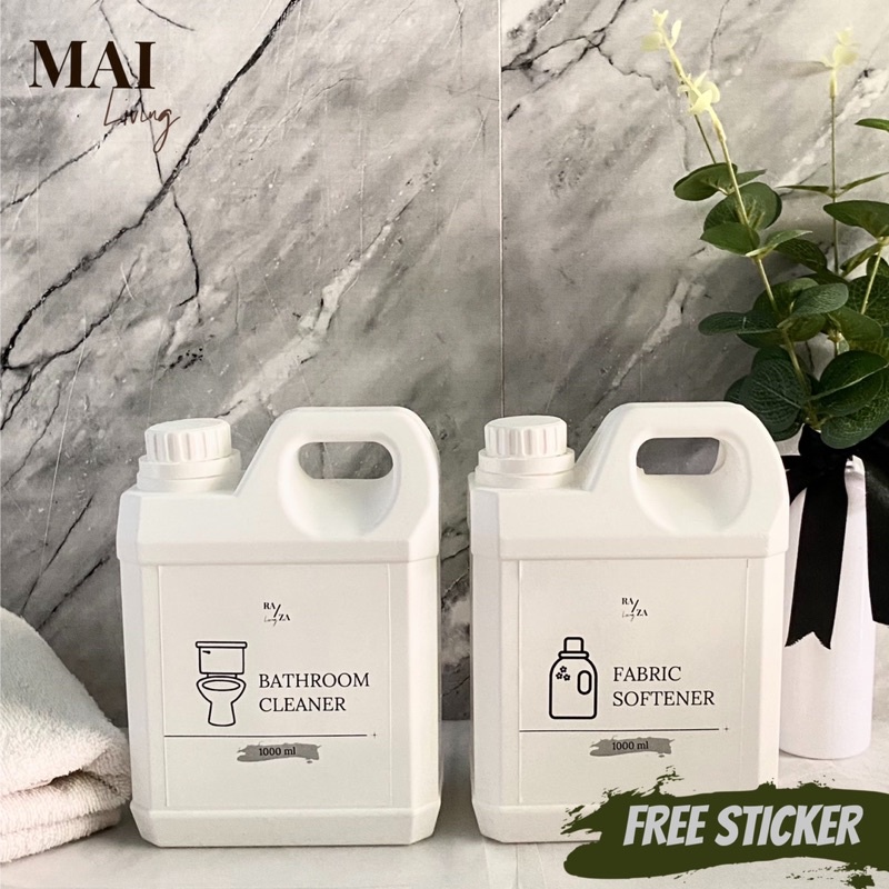 MAI Living Laundry and Cleaning Organizer Bottle / Botol Refill Laundry Detergen
