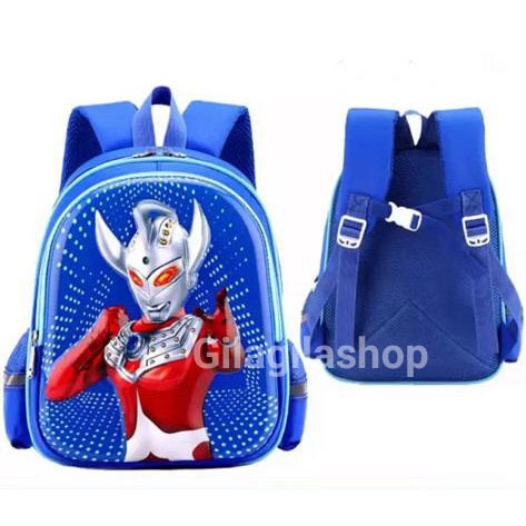 GGS Tas SD/TK Ransel Tas Anak Laki Laki Body Otot prinitng Sekolah 16&quot; Cowok Superhero Batman Spiderman SUperman Kapten