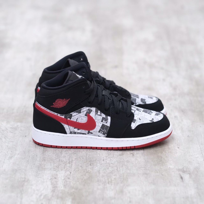 red and black jordan 1 gs