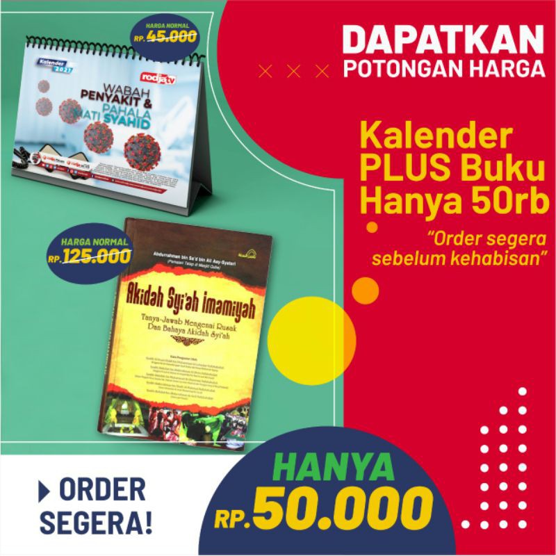 

Kalender Meja Rodja 2021 Plus Buku