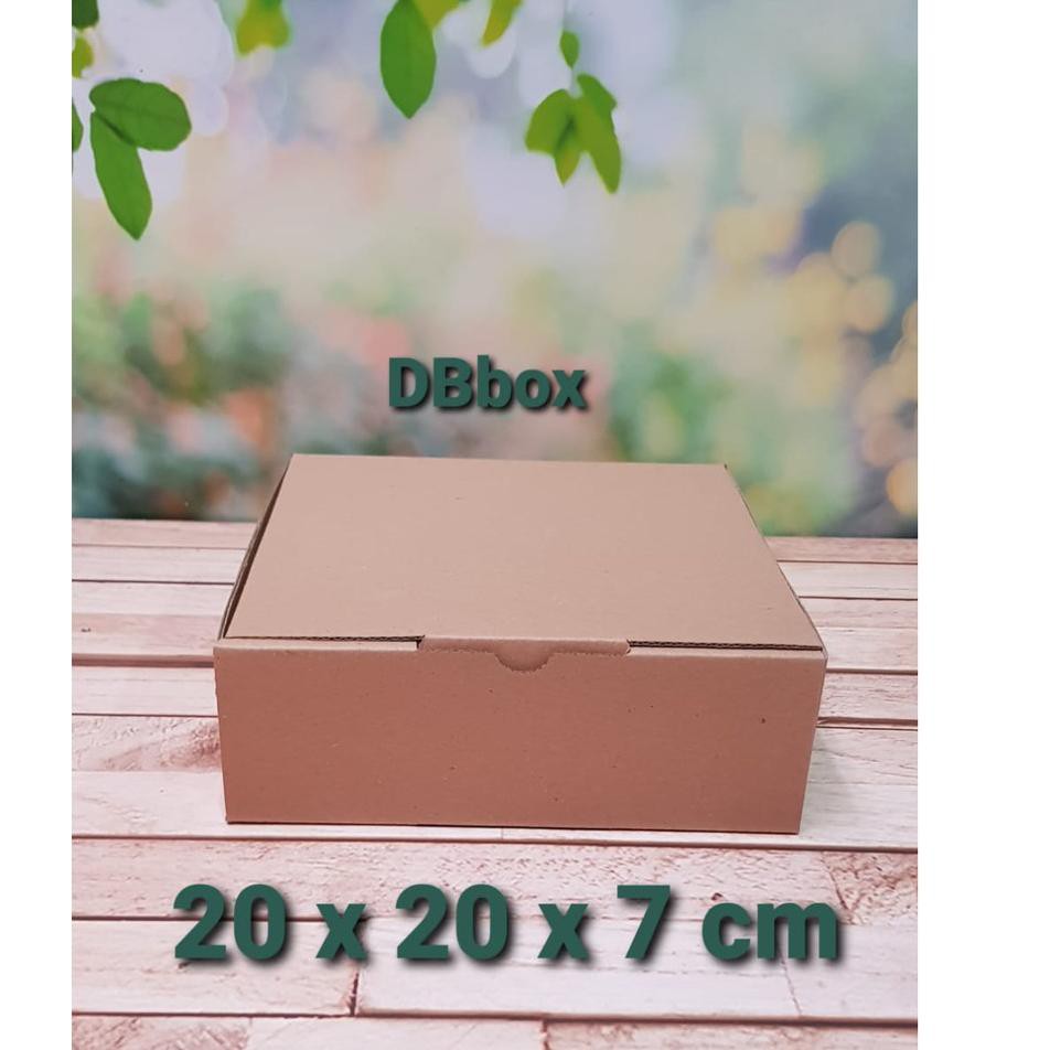 

P4ling.populer ( 10 pcs )Kardus 20x20x7 cm...Die Cut untuk kotak Aksesoris dll, model box pizza |L8E