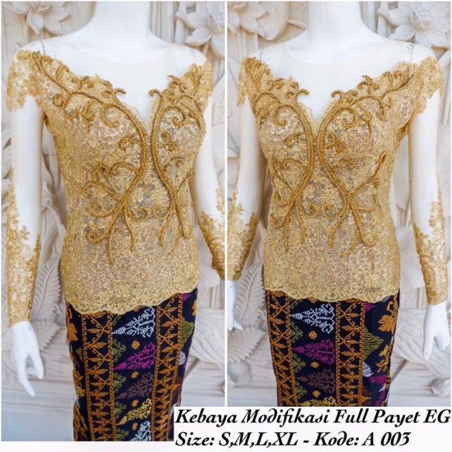 Kebaya modifikasi full payet premium