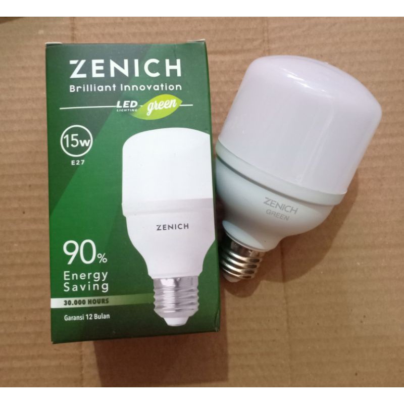 Lampu LED Zenich Tbulb Green 15Watt