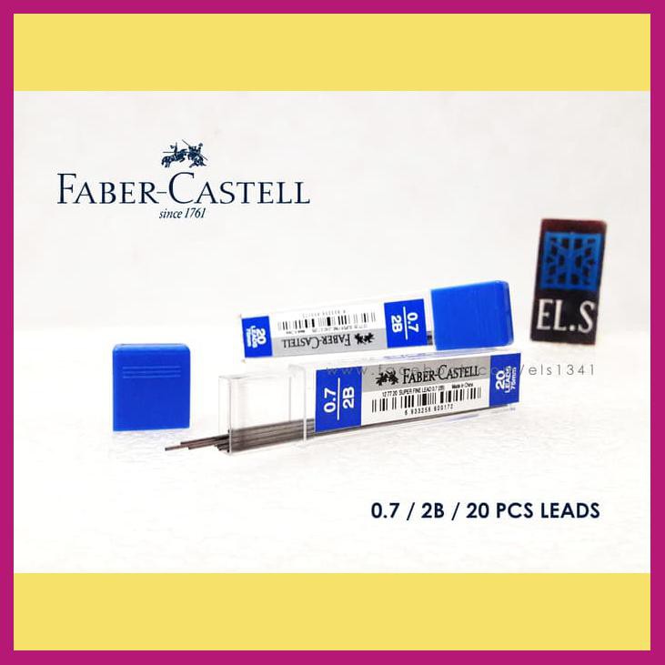 

FABER CASTELL ISI PENSIL MEKANIK 0.7 2B