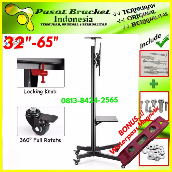 Bracket Tv Standing 32&quot; s/d 65&quot; IMPORT | PREMIUM QUALITY | IZ.OXP-001