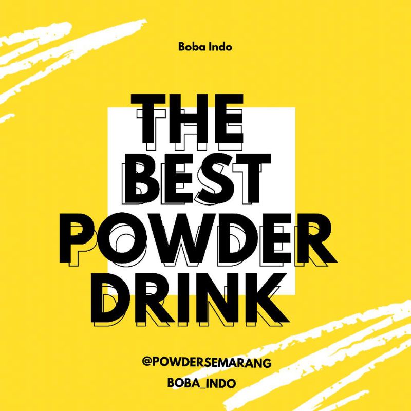 

Powder Drink (Powder minuman kekinian)