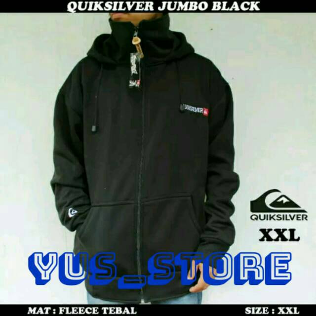 jaket sweater quiksilver ninja jumbo/sweater jaket quiksilver ninja jumbo xxl