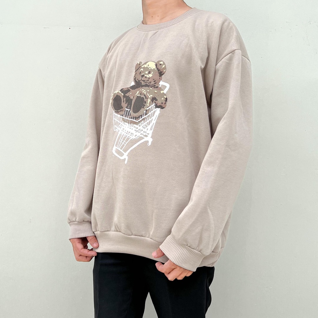 TROLLY BEAR SWEATER OVERSIZE PRIA SWITER CREWNECK