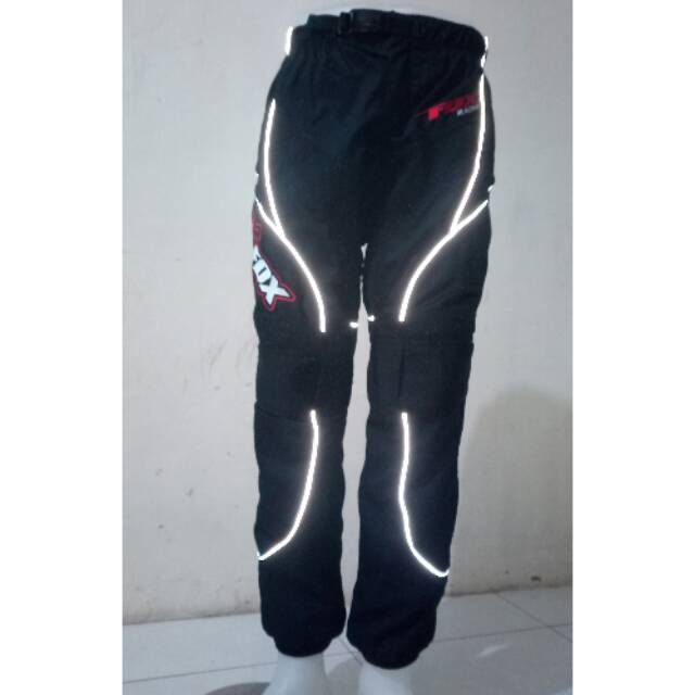 Celana Cross hitam Fox BORDIR