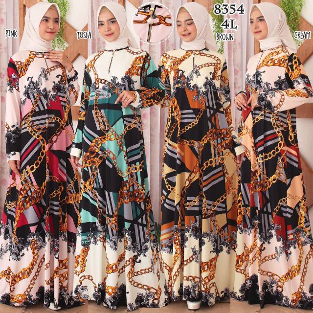Gamis Jersey Korea Gamis Busui Jumbo 4L Baju Gamis Wanita Gamis Jersey Korea Gamis Busui Jumbo 4L Baju Gamis Wanita