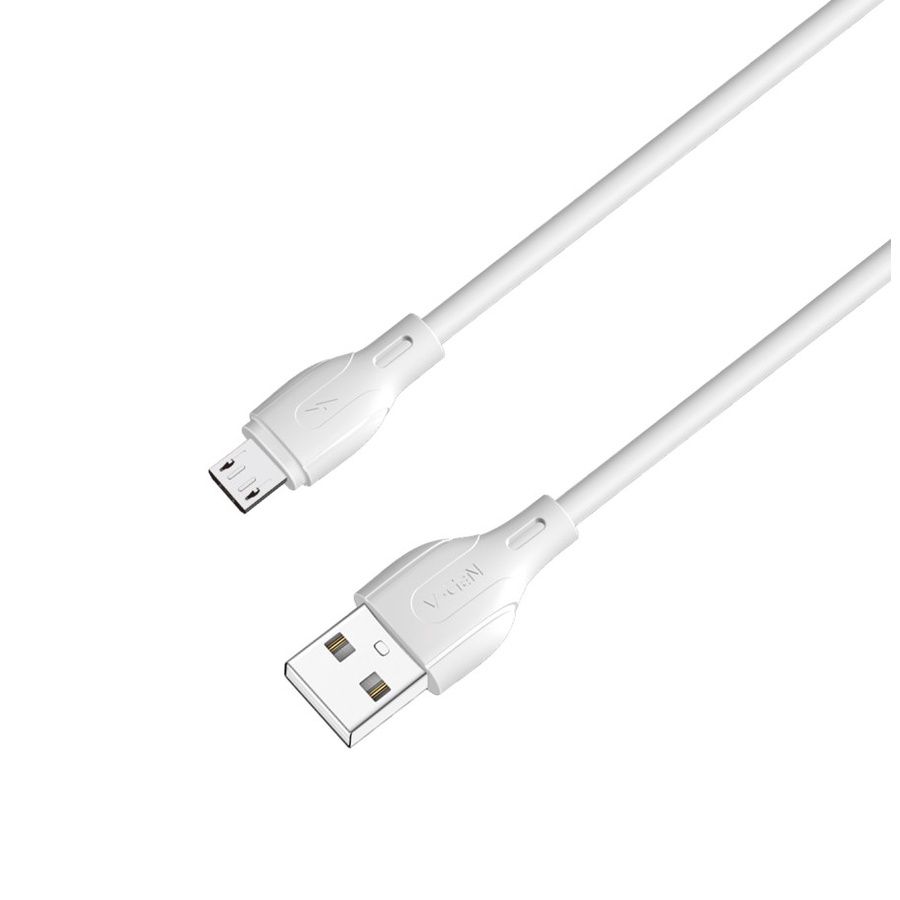 Kabel Data MicroUSB V-GeN VGC-01 Fast Charging QC3.0 3A 1 Meter VGEN ORIGINAL