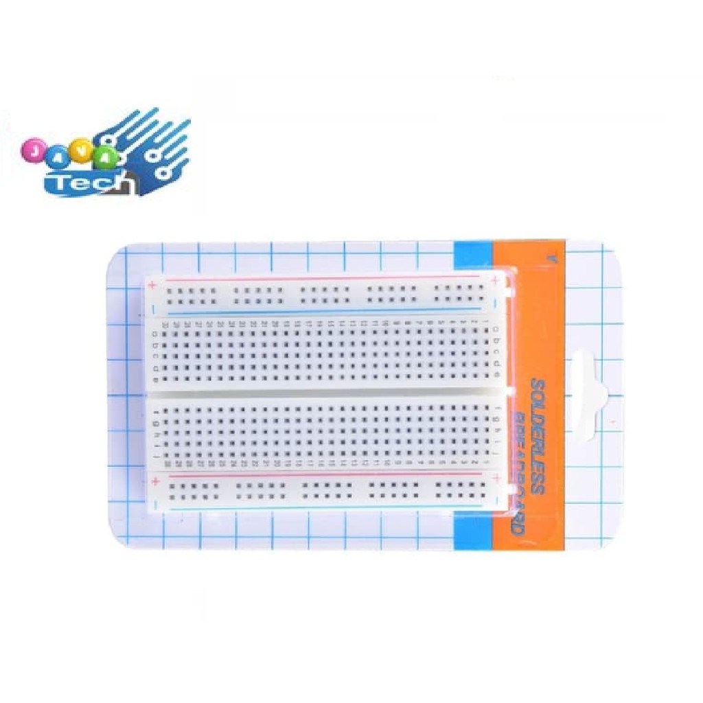 Solderless Breadboard Mini Prototype Board 400 Lubang 8.5x5.5cm