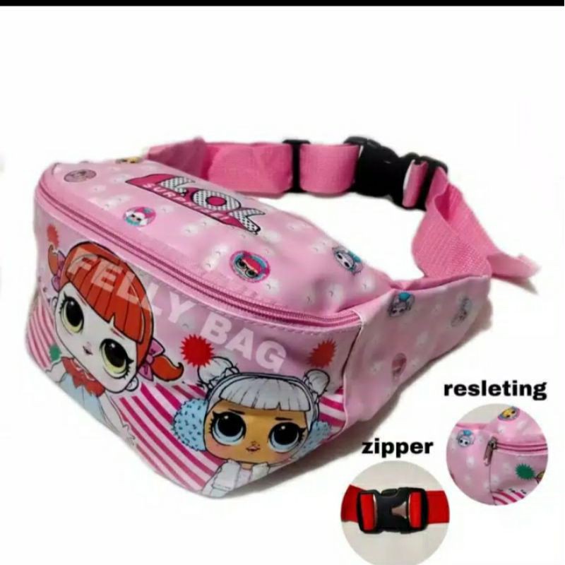 WAISTBAG ANAK TAS SLEMPANG LOL 1-10THUN LOL