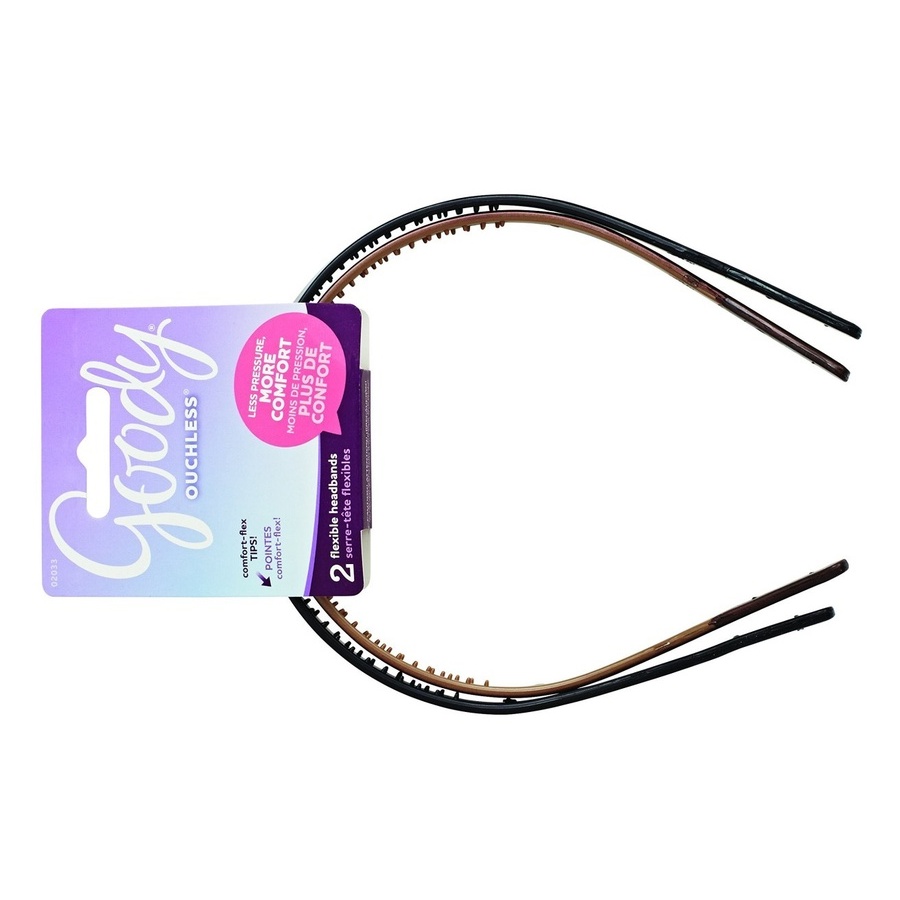 Goody ouchless flex 02033 thin pressure free headband 2ct