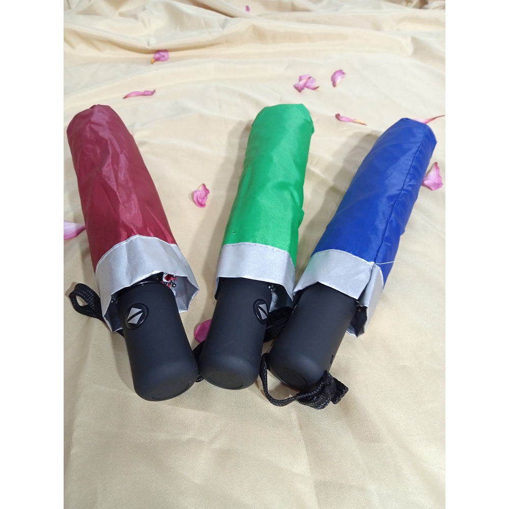 Payung Lipat 3 Lapisan SILVER Otomatis BEST QUALITY - L3-SVA