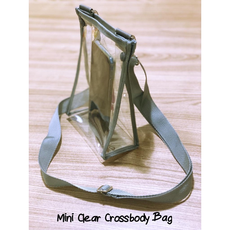 Fawn'G Handmade - Mini Clear Crossbody Bag / Tas slempang PVC sling Bag