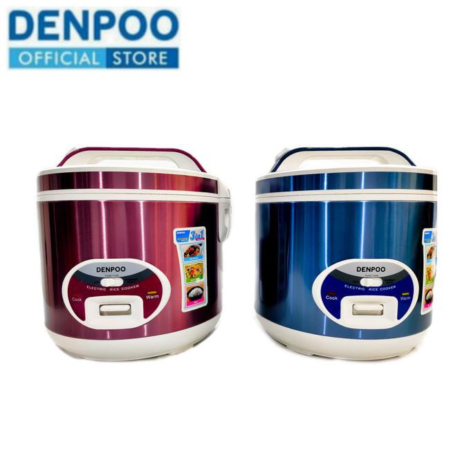 Denpoo Rice Cooker Dmj 881 Stainless Steel 1.8L 3In1 - Promo 