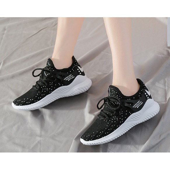 TBIG [COD] Sneakers Import Sepatu OFFER WIFI Sepatu Korea Style Sepatu Santai Wanita Fashion Bahan Rajut