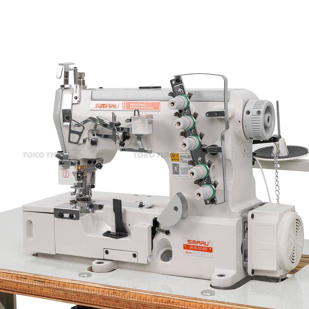 Mesin Overdeck Bis SIMARU SM562-02D-BBF Interlock / Coverstitch Servo