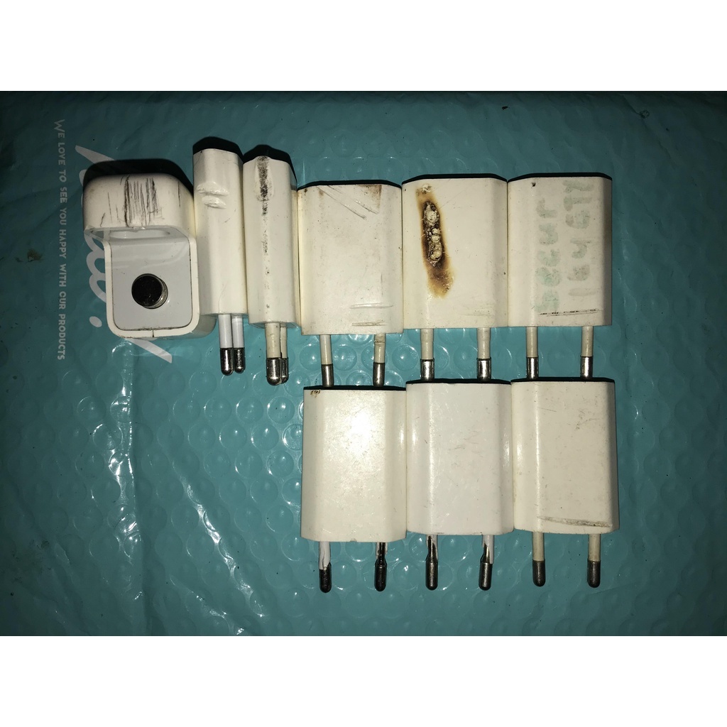 BATOK KEPALA CHARGER ORIGINAL BEKAS COPOTAN iPONE CACAT FISIK