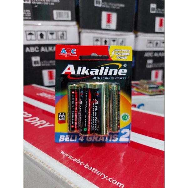 alkaline AA / Batre abc alkaline a2 original / baterai battery