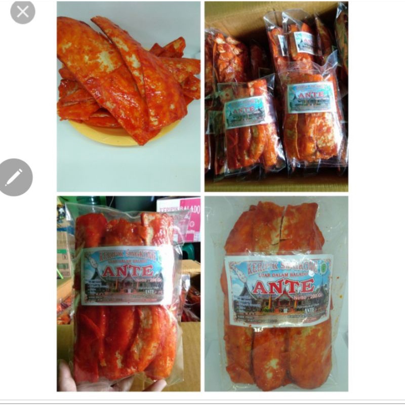 

TERMURAH KRIPIK Singkong Ante Balado padang