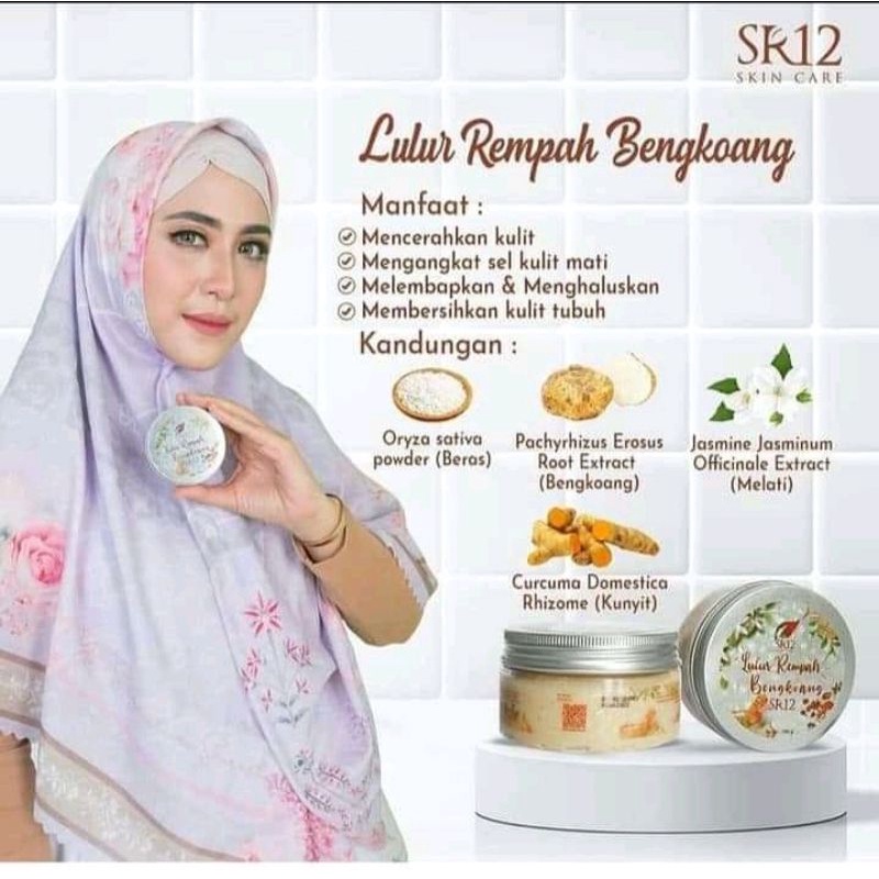 Luluran LuLur Bengkoang Pemutih Badan Permanen Bpom Skincare Perawatan Kecantikan Tubuh Body Scub Vi