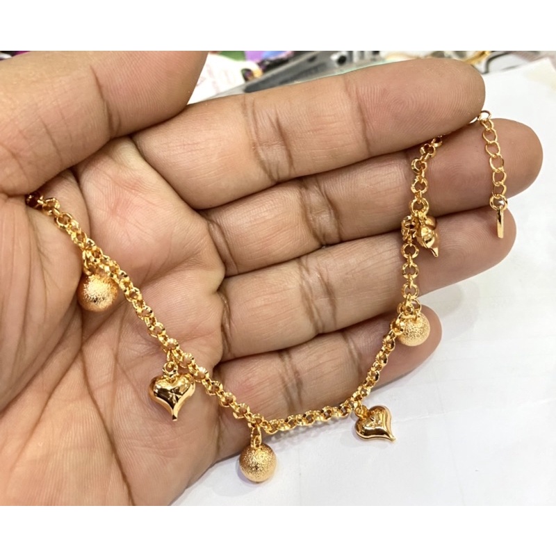 Gelang tanganapis emas // gelang tangan replika emas // gelamg tangan jurai jurai // perhiasan