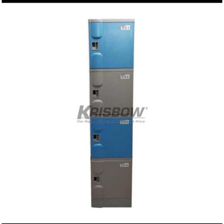 Abs Locker 4 Doors Blue And Grey Krisbow 10196071