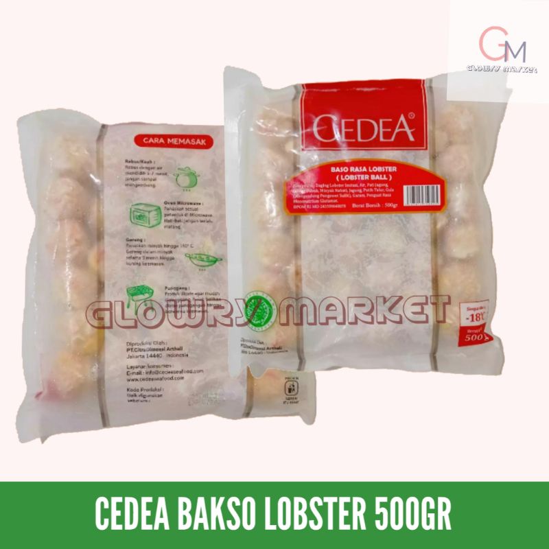 

CEDEA BAKSO IKAN RASA LOBSTER BASO LOBSTER 500GRAM LOBSTER BALL