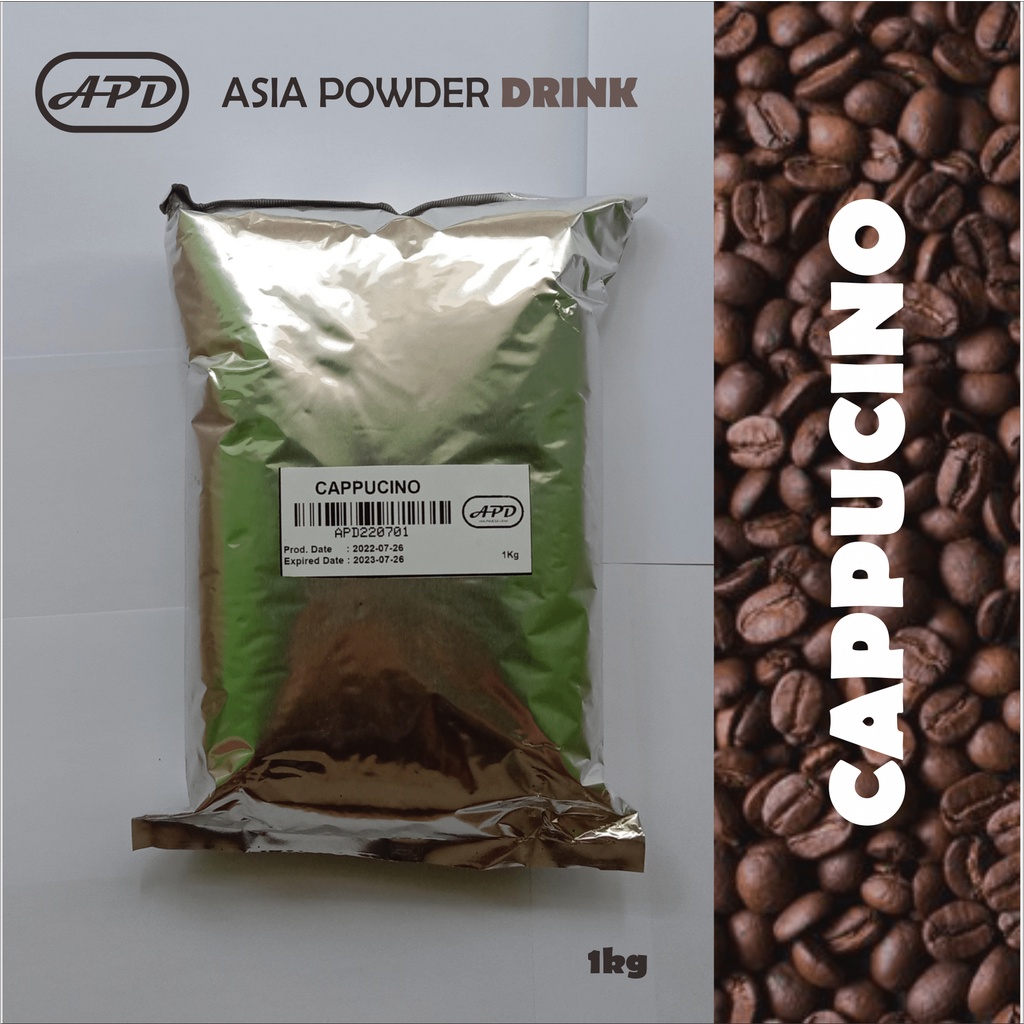 

PLAIN Bubuk Minuman Rasa Cappucino 1kg - APD | ASIA POWDER DRINK