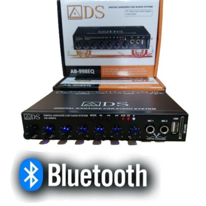 Parametrik Equalizer Bluetooth ADS AB-998EQ Pre Amp Parametrik Karaoke, Bisa Pakai Dirumah