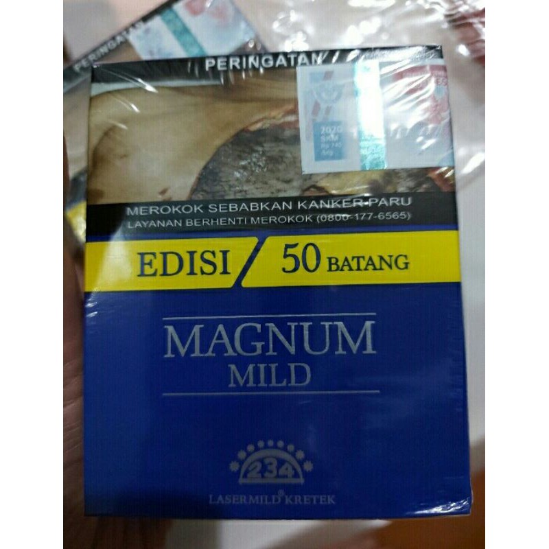 Magnum Blue Edisi 50 Batang Shopee Indonesia