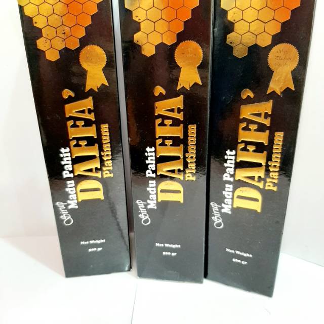 

SIRUP MADU PAHIT DAFFA' PLATINUM net weight 500 gr madu kesehatan dan kesejahteraan