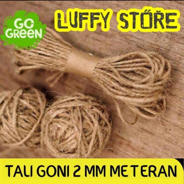 

TALI GONI KECIL PER METER - DIAMETER 2 MM - SURABAYA