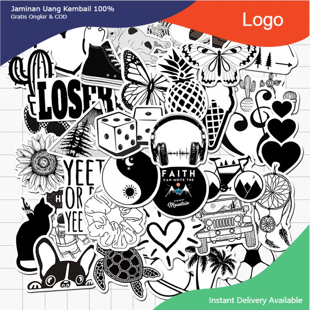 

(PROMO) STIKER TUMBLR FASHION CUTE STICKER UNTUK LAPTOP HP KULKAS KOPER RUMAH ST044