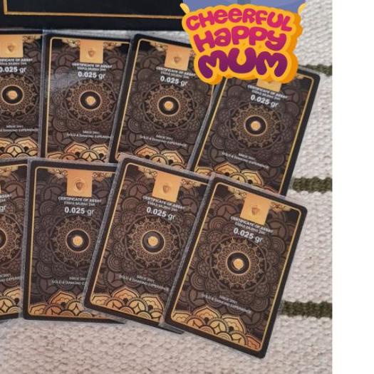 MiniGold Mini Gold Kado Emas 0.025 gram 0.025gram 0,025 gram 0.025g 0025