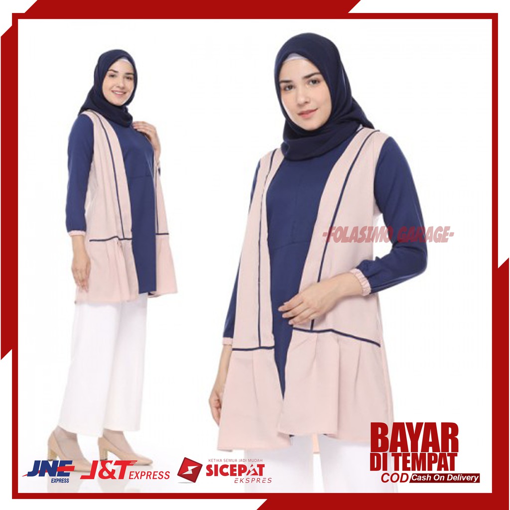 Atasan Tunik / Atasan Wanita Tunik / Atasan Muslim / baju atasan wanita tunik / tunik /Mellea Tunik