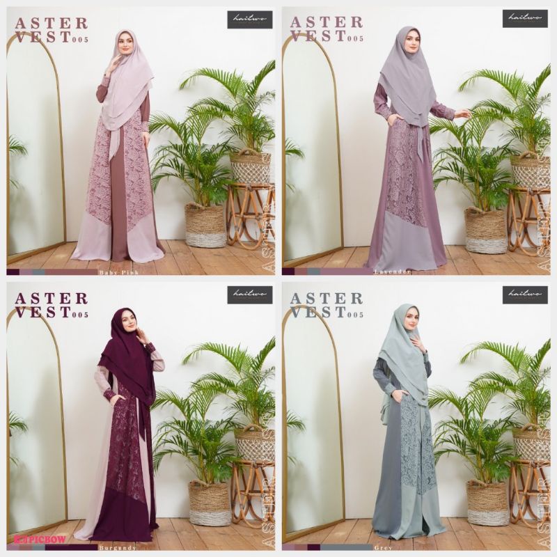 Gamis Dewasa Haitwo Aster vest 005