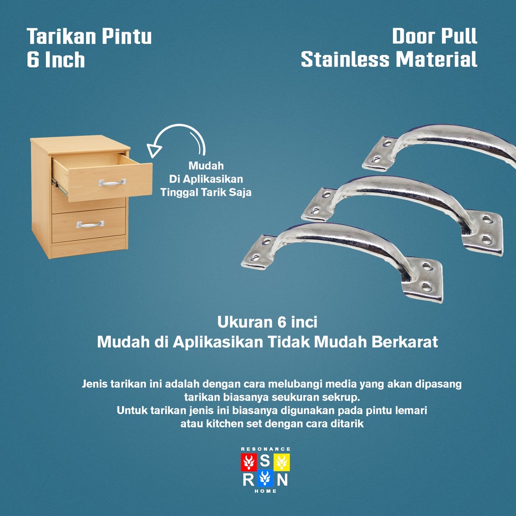 Tarikan Laci 6&quot; / Handle Lemari Resonance Home