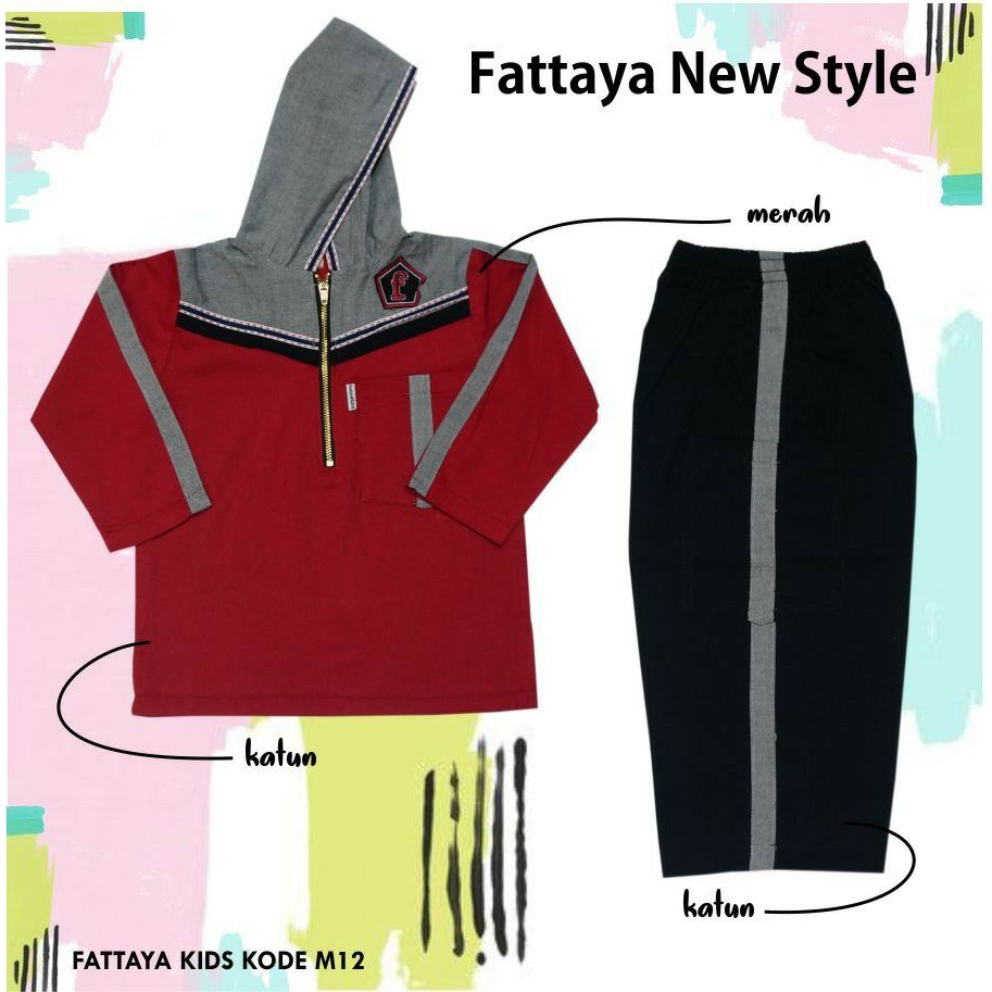 BAJU KOKO ANAK FATTAYA COLLECTION INDONESIA KODE 12