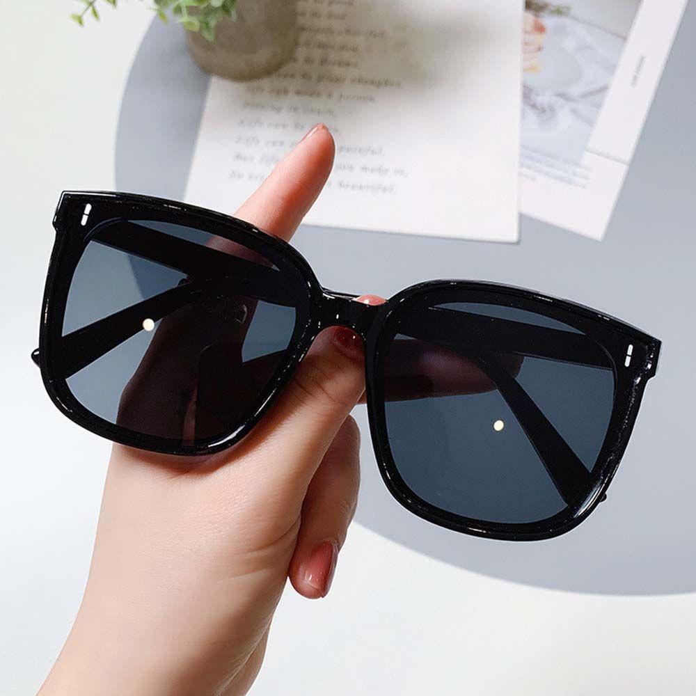 Mxbeauty Kacamata Bingkai Besar Keren Retro Oversized Street Shot Man Ladies UV400 Protection