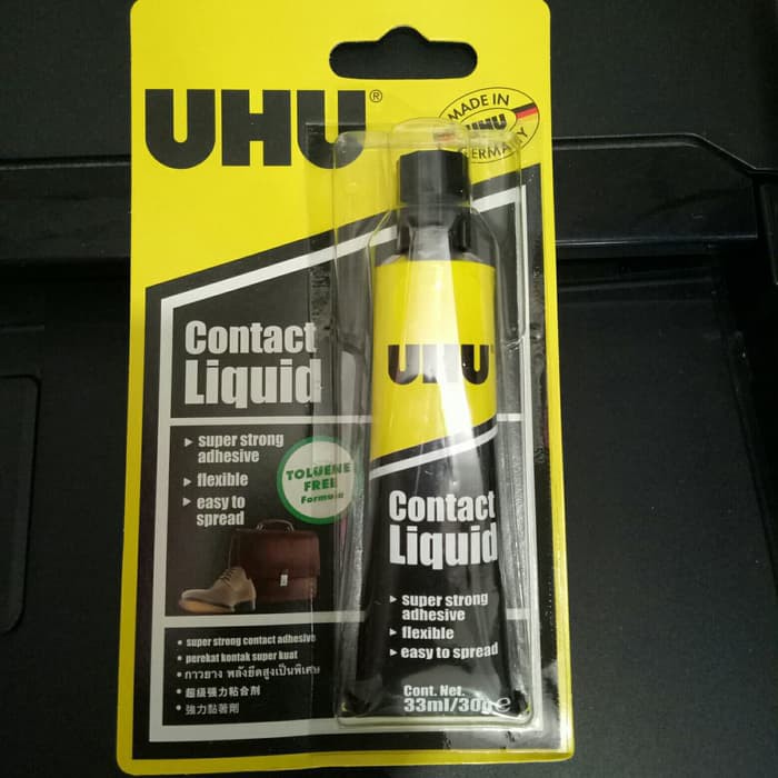 

Terbaru uhu contact liquid - lem sepatu,tas,dll isi 33 ml Sale