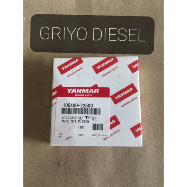 Pir Seker/seher Ring set Piston YANMAR TF 85 ORIGINAL ORI ASLI