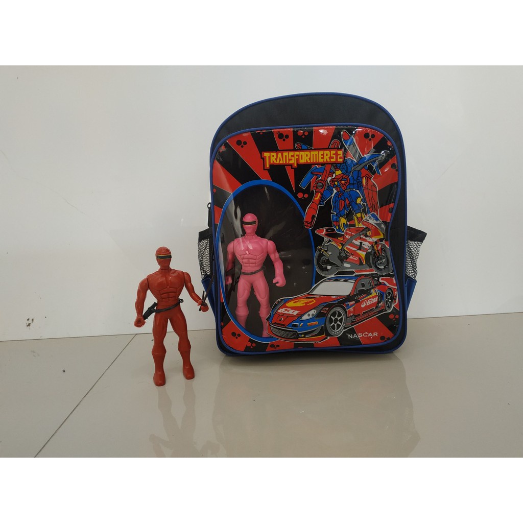 Tas Ransel Anak Cowok Sekolah TK SD Laki Karakter Transformer