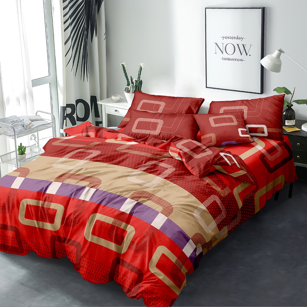 Internal - Bed Cover Set Queen 160x200 Tinggi 25 Fitted - Marriot