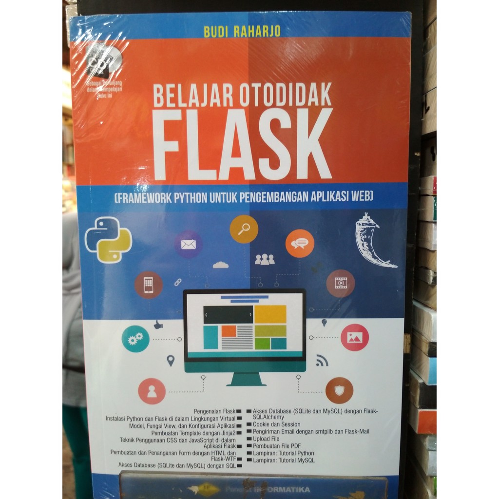 Jual Buku Belajar Otodidak FLASK + CD Budi Raharjo
